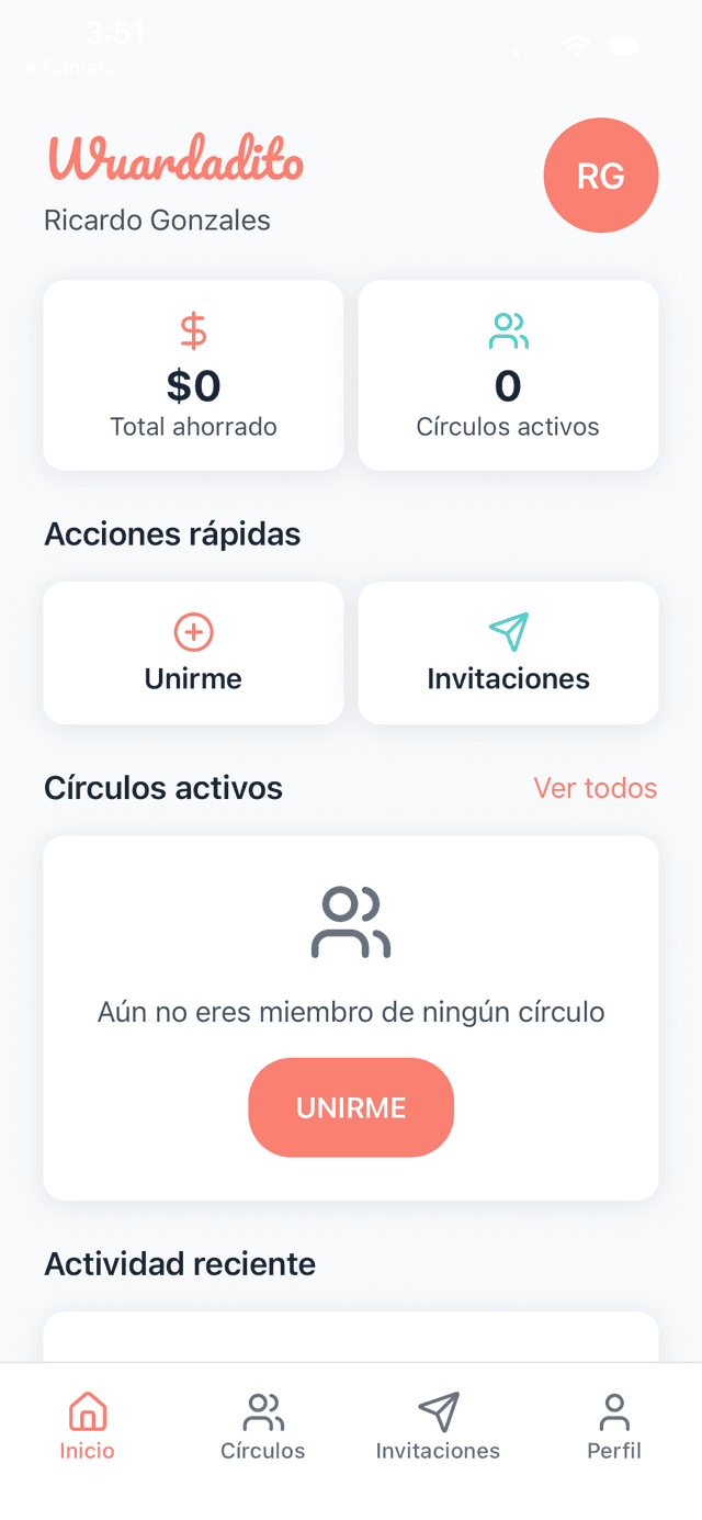 wuardadito App Screenshot 2